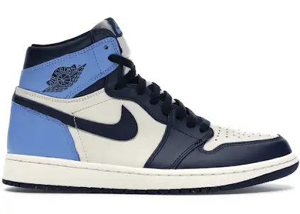 Jordan 1 Retro High Obsidian UNC