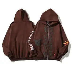 Travis Scott Reverse Dog Zip Up Hoodie