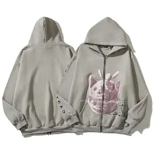 Travis Scott New Sight Zip Up Hoodie Olive