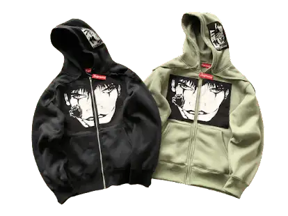 Supreme The Crow Zip Up Hoodie