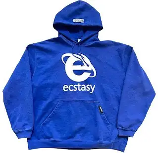 Vetements Ecstasy Hoodie Blue