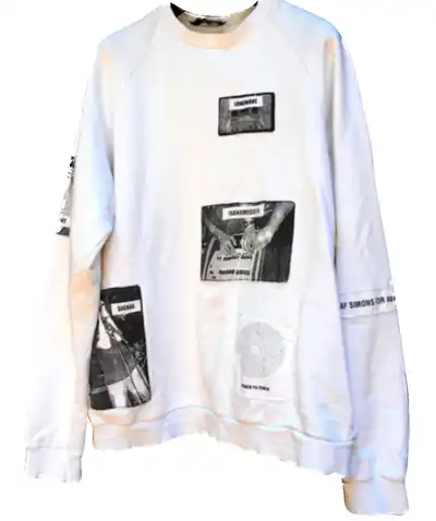 RAF Simons SS05 Patched Sweater