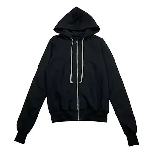 Rick Owens DRKSHDW Black Jason Zip-Up Hoodie