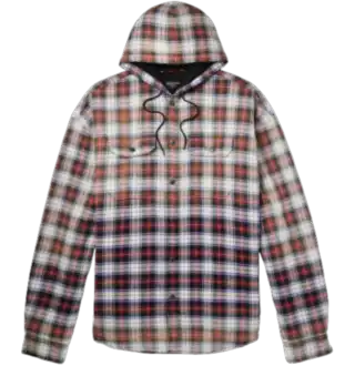 Balenciaga Bleached Flannel Hoodie