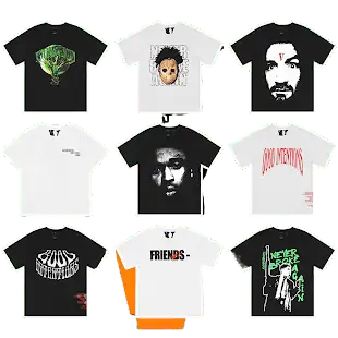 Vlone Rapper Tees (112 Variants)