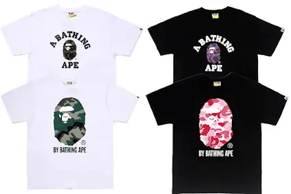 Bape Tees (54 Variants)