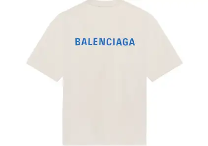 Balenciaga Blue Logo Tee