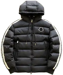 Moncler Stripe-Detail Padded Jacket