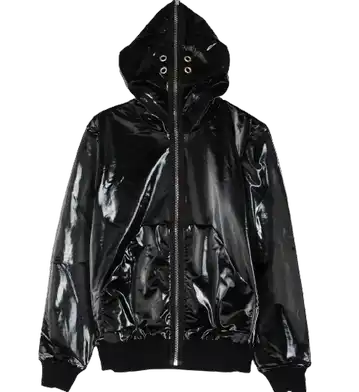 Rick Owens Leather Gimp Jacket