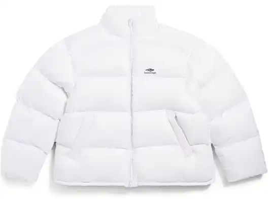 Balenciaga 3B Sports Icon Ski Puffer White