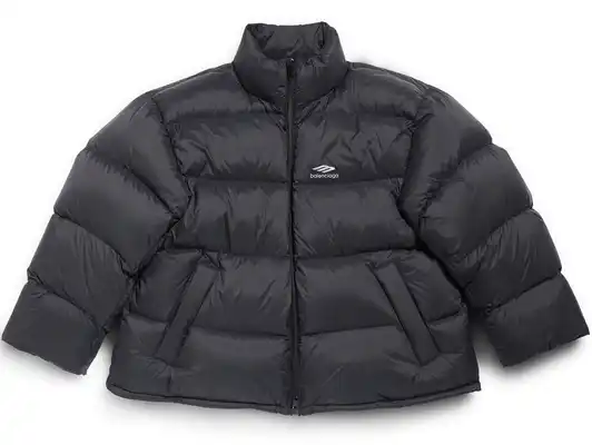 Balenciaga 3B Sports Icon Ski Puffer Black