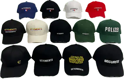 Bunch of Vetements Caps