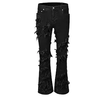 Unbranded Black Distressed Jeans