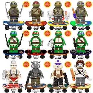 Lego Teenage Mutant Ninja Turtles Figures