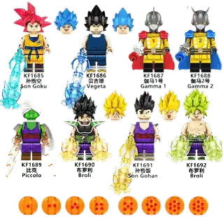 Lego Dragon Ball Z Figures