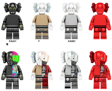 Kaws Lego Figures