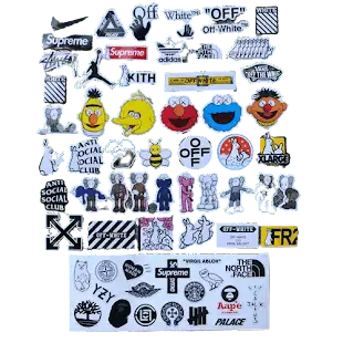 Various Hypebeast Stickers