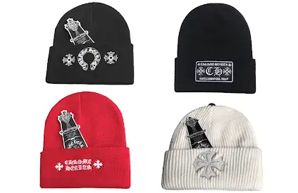 Lots of Chrome Hearts Beanies