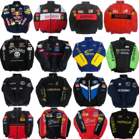 Bunch of F1 Racing Jackets (23 Variants)