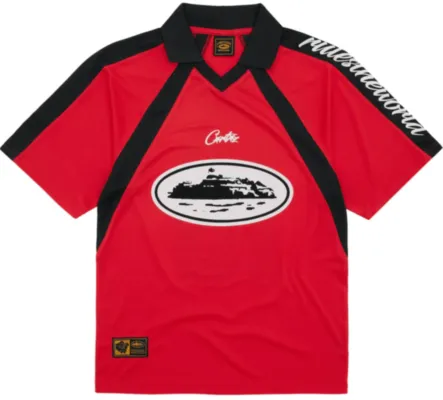 Corteiz Alcatraz Football Jersey Red