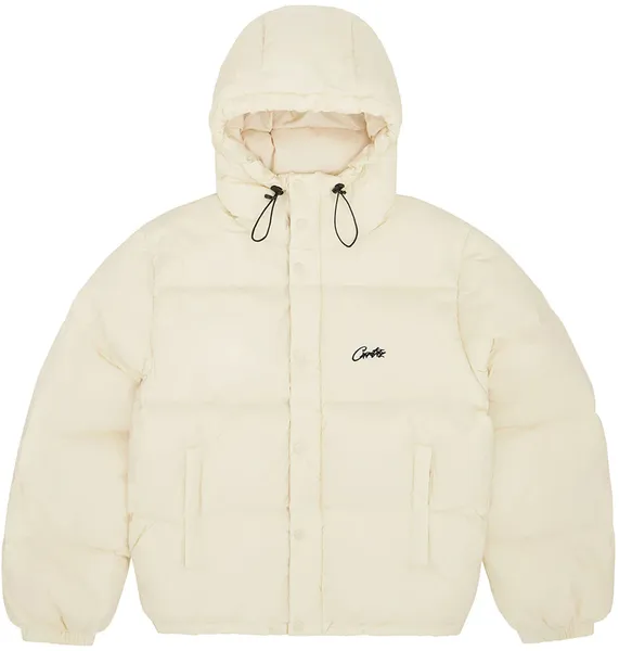 Corteiz Bolo V2 Puffer Jacket Off White