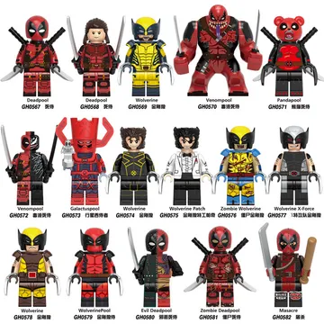 Lego Deadpool & Wolverine Figures