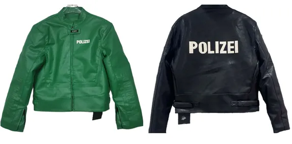 Vetements Polizei Leather Jacket