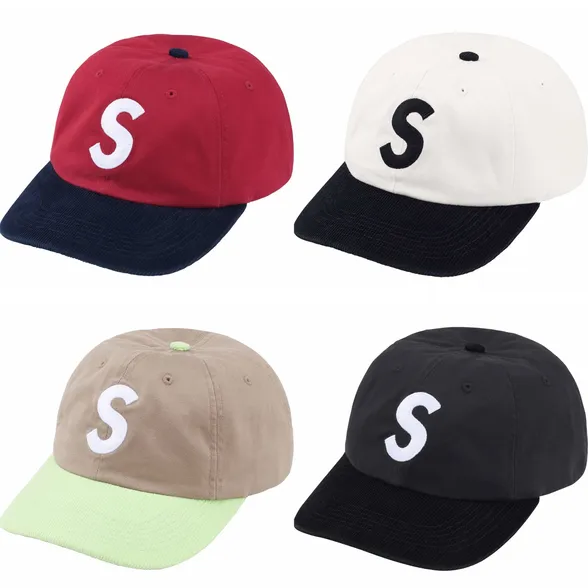 Supreme S Logo Caps