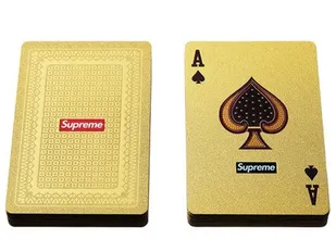 Supreme Gold Playing Cards