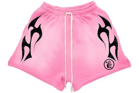 Hellstar Flame Shorts Pink (NFC)